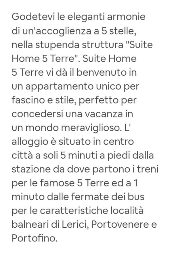 Suite Home 5 Terre La Spezia Camera foto